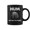 Black, variant on Hum Youd Prefer An Adtronaut Zebra Coffee Mugs