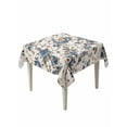 thumbnail image 2 of Blue Spring Floral Tablecloth Square Table Cloth 60x60, Waterproof Outdoor Table Cloth Covers Decorative Table Protector, Vintage Botanical Farmhouse Washable Table Cover for Kitchen Dinning Party, 2 of 8