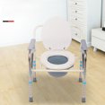 3in1 Folding Commode, Bed side Commode, Portable Height Adjustable