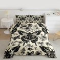 thumbnail image 2 of Homewish Hippie Moth Teens Full Size Comforter Sets, Magic Bohemian Butterfly Bedding Comforter Set, Rustic Flower Plant Reversible Bedding Sets, Luxury Bedroom Decor, 3-Piece, 2 of 8