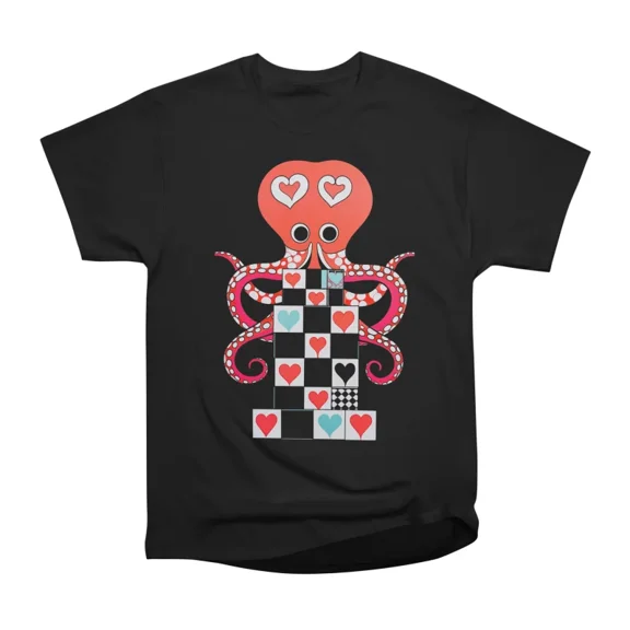 Octopus Love Game T-Shirt Tee Gift For Him Merch For Her Apparel For Friend