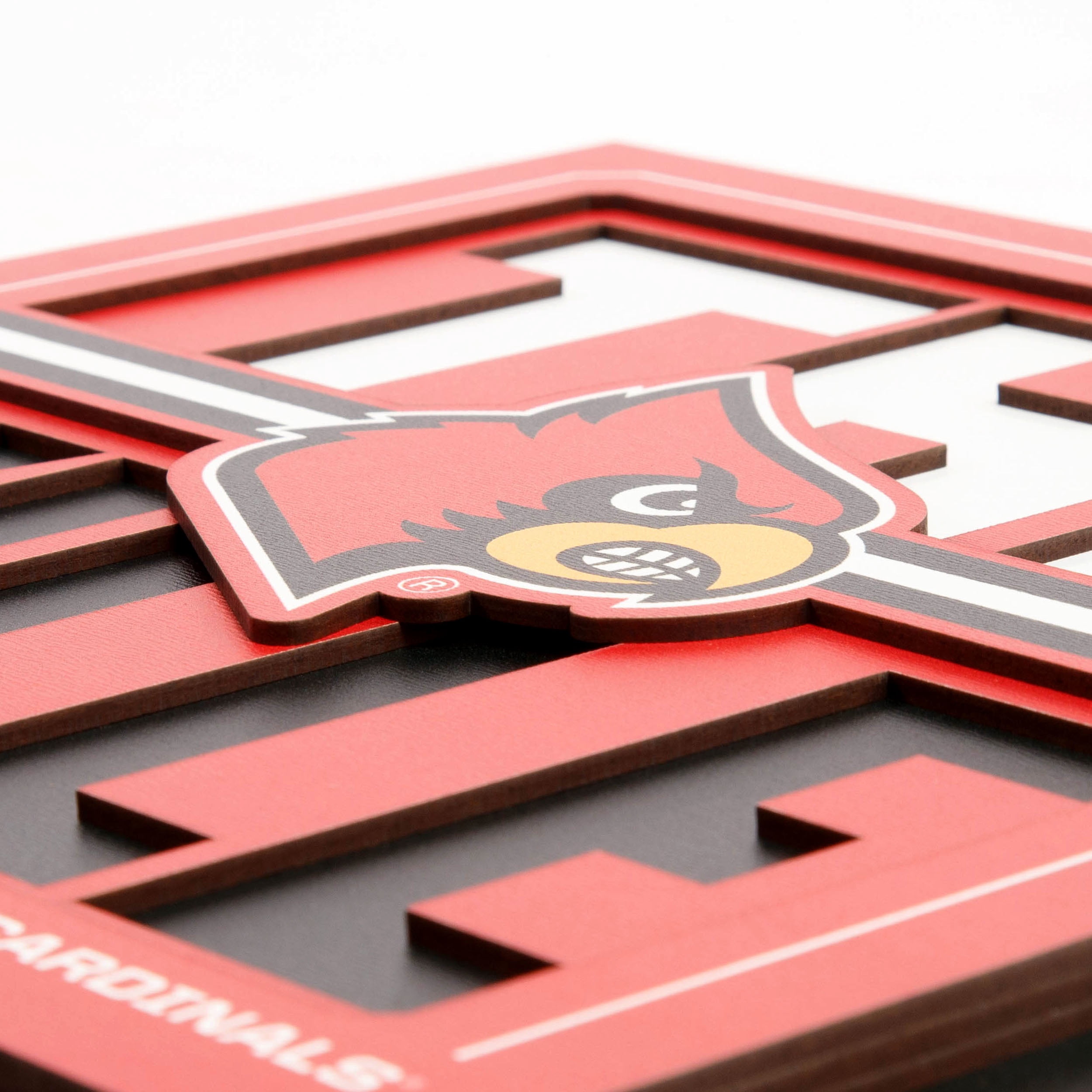 YouTheFan NCAA Louisville Cardinals Slogan Series 3D Wall Art