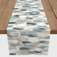 thumbnail image 3 of Creative Products Painted Brush Strokes Blue 16x90 Poly Twill Table Runner, 3 of 3