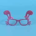 thumbnail image 1 of Accesorios de disfraces de Pascua Conejito Diseño de orejas Brillo Gafas divertidas Marcos Decoración Niños Adultos Novedad Gafas de sol sin lentes Suministros de fiesta para Pascua Decoración Favores, 1 of 4