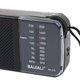 thumbnail image 2 of Mini radio AM/FM Radio de emergencia de banda de onda completa con pilas AA (KK218 negro), 2 of 7