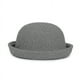 thumbnail image 1 of Sombrero de fieltro de lana Derby de color liso para mujer de moda, 1 of 4