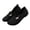 Black, variant on Women’s Soft Sole Walking Shoes Breathable Non Slip Casual Orthopedic Shoes for Middle Aged and Elderly (Purple, 7)