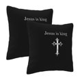 thumbnail image 2 of Jesus Is King Home Made Decorative Cushion Covers Pillow Covers 2 Pack, 2 of 6