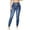 Navy, variant on Fjofpr Sale Deal Mid Waisted Jeans for Women Womens Jeans Trendy Fall 2024 Women'S Spring/Summer Solid Color Mid-Waist Pocket Denim Casual Pants