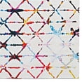 thumbnail image 3 of Linon Motif Printed Faux Rabbit Ivory 3' X 5' Rectangle Area Rug RUGPR0735, 3 of 6