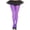 Purple, variant on Plus Size Opaque Tights, Neon Yellow