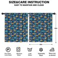 thumbnail image 2 of Blackout Kids Curtains,Excavator and Dump Truck Blue Pattern Children's Insulated Curtains Set Of 2,Bedroom Essentials,Toddler Room Decor 52"x63", 2 of 5