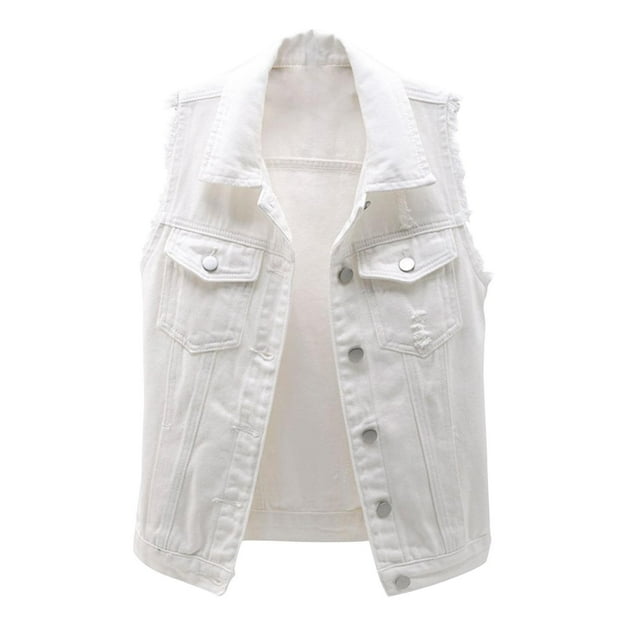 WRKEKC Vestes pour Femmes Tendance, Trench pour Femmes, Veste Sans Manches Unie de Printemps pour Femmes