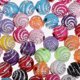 thumbnail image 4 of 100 Unids Resina Granos Sueltos para La Joyería Que Hace Abalorios DIY 8 Mm, 4 of 9