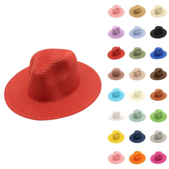 UV Protection Sun Hat for Women – Packable Wide Brim Straw Beach Hat for Outdoor Fun, Hiking & Summer Travel, Stylish, Breathable Design for Full Sun Protection