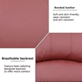 thumbnail image 3 of Bonded Leather Living Room Furniture Set Reclining Sofa Set Loveseat Furniture Sets in Living Room Sofa Recliners (Sofa, Red), 3 of 11