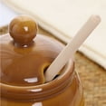 thumbnail image 3 of 2 Pack Ceramic Honey Pot with Dipper and Lid for Kitchen, Decoration, Coffee/Tea Bar, 3 of 8