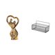 thumbnail image 1 of Figura De Pareja, Escultura De Amantes, Regalo Para Aniversario, Familia, Hombre, Cestas Colgantes De Pared, Estantes Flotantes, Organizador De Baño De Metal, Cesta De Almacenamiento De, 1 of 8