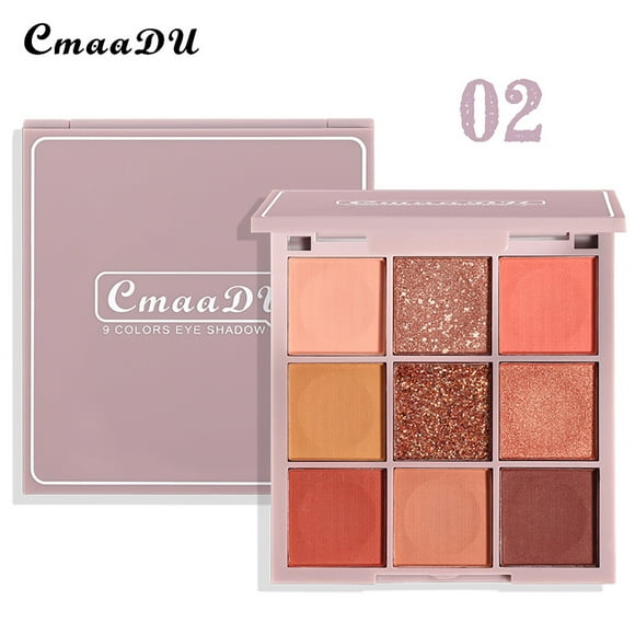 RKSTN Eyeshadow Palette Cosmetic Matte Eyeshadow Cream Makeup Palett Set 9 Colors Eyeshadow Eyeshadow Palette