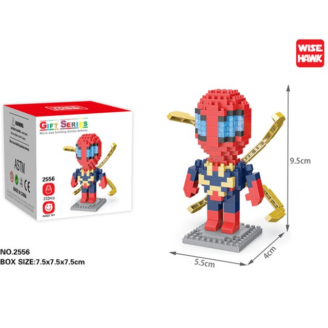 Disney Block Cartoon Anime Marvel Avengers Superhero Iron Man Captain America Spider Toy DIY Building Bouwstenen Speelgoed Fivean unisex