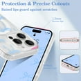 thumbnail image 3 of LUXERAD UEEBAI Magnetic iPhone 14 PLUS Case - Slim Clear Bow Design with MagSafe Compatibility, 3 of 7