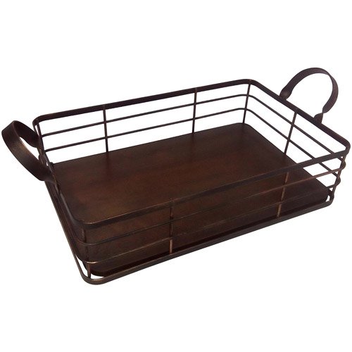 Better Homes & Gardens Antique Bronze Rectangular Wire Tray Walmart