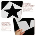 thumbnail image 6 of Painting Template DIY Stencil Stencils Star for Crafts Holiday Portable Spray White Plastic 8 Pcs, 6 of 6