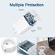 thumbnail image 5 of Cargador MORELOCO Pixel 8/7/6/5/4/3, cable USB C + de 6 pies de 20 W, 5 of 7