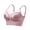 Purple, variant on Wireless Bras for Women Solid Color Adjustable Straps Lace Push Up Breathable Tank Top Style Lifting Daily Wear