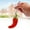 Red, variant on RKZDSR 12cm Fiery Chili Pepper Plush Pendant Keychain - Perfect for Holiday, Birthday, Graduation, or Souvenir Gift