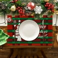 thumbnail image 2 of KNFATEQVEDG Canada Day Christmas Placemat Cotton Linen Tablecloth Thermal Mat Kitchen Table Mat My Items, 2 of 4