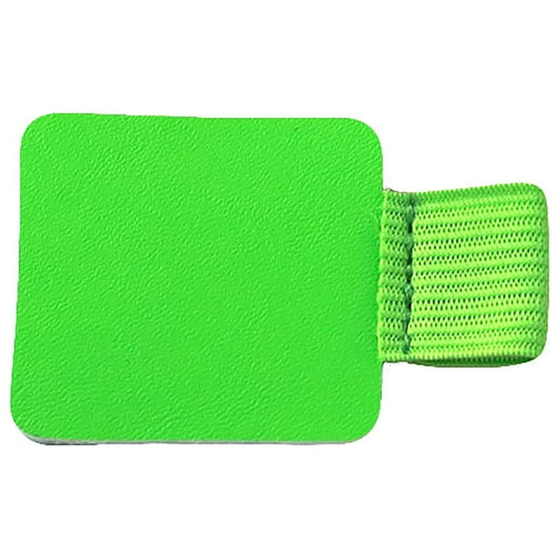 Presillas autoadhesivas para bolígrafos | Juego de 6 piezas con diseño de goma elástica y cuero | Estuche adhesivo para bolígrafos, cuadernos, agendas y útiles escolares