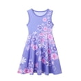 thumbnail image 3 of Vestido con temática de princesa de Disney para niños, disfraz de Frozen, Encanto, Bella, Aurora, fiesta de cumpleaños, vacaciones, informal, Verano, 3 of 5