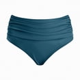 thumbnail image 5 of Ccpelsie Women's Swim Shorts High Waisted Bikini Bottom Full Coverage Swim Bottoms Tummy Control Soft Quick Dry Summer(A01-Navy,2XL), 5 of 6