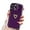 Deep purple, variant on Compatible with iPhone 14 Pro Max Case, Cute Heart Wavy Case for Women Girls, Camera Lens Protector Shockproof Soft Cover for iPhone 14 Pro Max 6.7 inch 2022(Deep Purple)