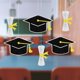 thumbnail image 5 of 6 adornos colgantes para sombrero de graduación, decoraciones de graduación, adornos decorativos para colgar. Negro, 5 of 8