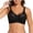 Black, variant on Lace Underwire Bras for Women Push Up Light Demi Bralettes Full Coverage Beauty Back Senior Underwear 46D, Blue
