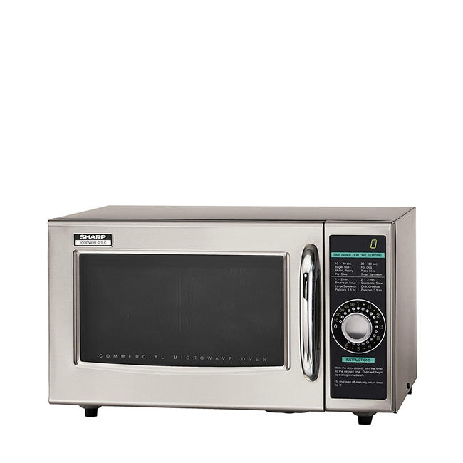 Sharp R21LCF Commercial Professional Microwave Oven, Digital Timer
