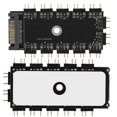 thumbnail image 3 of 3 Pin Splitter, Safe ARGB Lighting Control Copper Docking Station Exquisite  Interface  For Desktop, 3 of 8