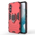 thumbnail image 7 of Cowithday for Samsung Galaxy A34 5G Phone Case, Galaxy A34 Cover, Magnetic 360° Rotate Ring Stand Drop Protection Shockproof Military-Grade Heavy Duty Phone Case for Samsung A34 (2023), Red, 7 of 7