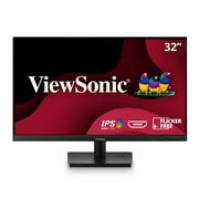 ViewSonic VA3209M 32 Inch IPS Full HD 1080p Monitor with Frameless Design, 75 Hz, Dual Speakers, HDMI, and VGA Inputs for Home and Office.
