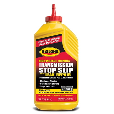 Rislone High Mileage Transmission Stop Slip with Leak Repair, 32 oz
