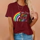 thumbnail image 5 of Pntutb - Camiseta de manga corta para mujer con estampado colorido informal Pntutb Pntutb-8071, 5 of 8