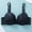 Black, variant on Foreign Trade Lace Thin Cup Middle Elderly Comfortable Underwear Three Of Buttons Women's Bra Medium Sports Bra Womens Push up Bras Womens Wireless Bras Pack of Sports Bras for Women Seamless Bras