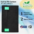 16x48 Premium Activated Carbon Filter Sheet (1 Pack) for HVAC, Air