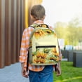 thumbnail image 6 of Disketp Sunflowers On A Yellow Background Backpack - Comfortable Daypack with The right laptop for you Spacious Main Compartment & other poket - {designName} print, 6 of 6