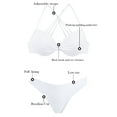 thumbnail image 2 of RELLECIGA Women's Push Up Bikini Sets for Women Sexy Underwire Bikini Two Piece Swimsuit Size XL, 2 of 5