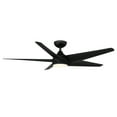 thumbnail image 2 of Viper Indoor and Outdoor 5-Blade Smart Ceiling Fan 60in Matte Black with 3000K LED Light Kit and Remote Control, 2 of 5