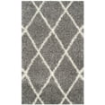 thumbnail image 3 of SAFAVIEH Montreal Vesela Geometric Diamonds Shag Area Rug, Grey/Ivory, 4' x 6', 3 of 3
