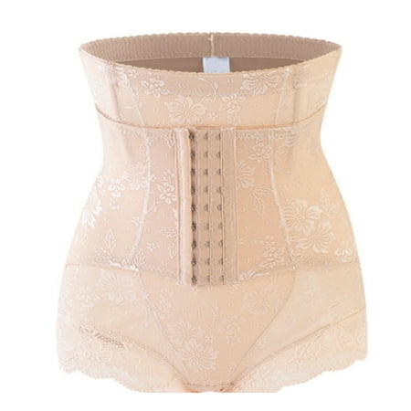 

Women s Weight-Loss Shaping Pants High-Waist Shaping Clothes Abdomen Slimming Shorts Waist Trainer Postpartum Wearing 3XL Apricot